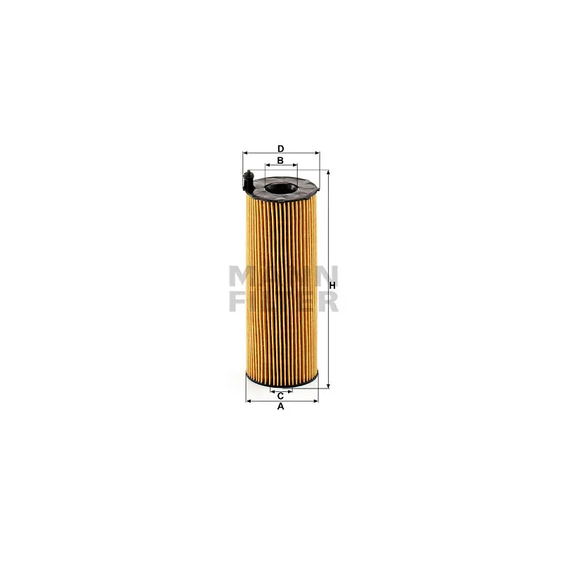 Filtre à huile MANN-FILTER HU 831 x
