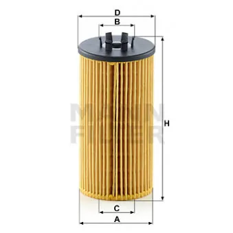 Filtre à huile MANN-FILTER HU 835/1 z