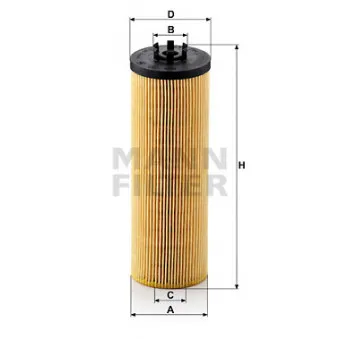 Filtre à huile MANN-FILTER HU 842 x