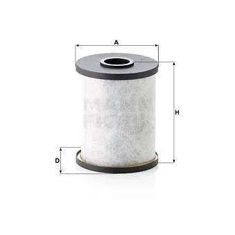 Filtre, ventilation du carter-moteur MANN-FILTER LC 10 002/1 x