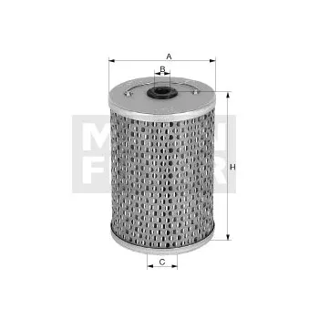 Filtre à carburant MANN-FILTER P 1018/1