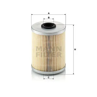 Filtre à carburant MANN-FILTER P 718 x