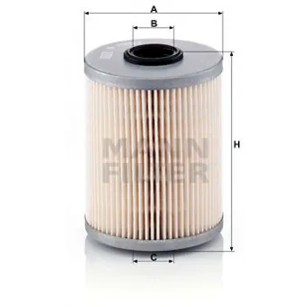 Filtre à carburant MANN-FILTER P 733/1 x