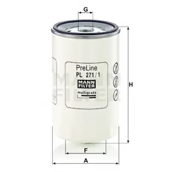 Filtre à carburant MANN-FILTER