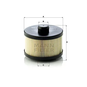 Filtre à carburant MANN-FILTER PU 10 001 x