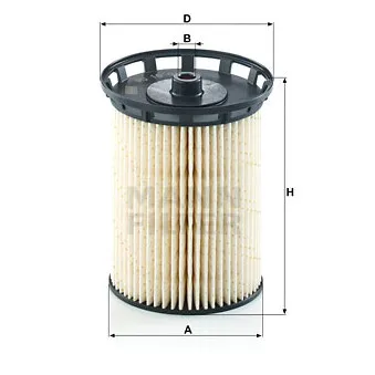 Filtre à carburant MANN-FILTER PU 10 010 z