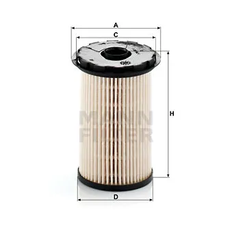 Filtre à carburant MANN-FILTER PU 7002 x