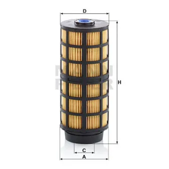 Filtre à carburant MANN-FILTER PU 7004 z