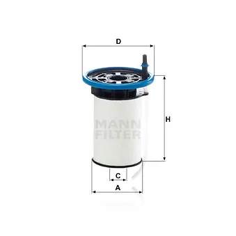 Filtre à carburant MANN-FILTER PU 7005