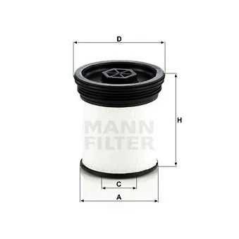 Filtre à carburant MANN-FILTER PU 7006