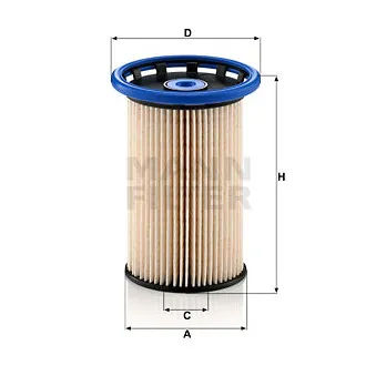 Filtre à carburant MANN-FILTER PU 8007