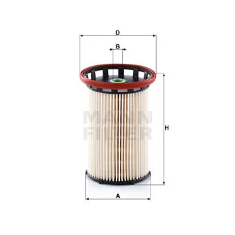 Filtre à carburant MANN-FILTER PU 8008/1