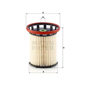 Filtre à carburant MANN-FILTER PU 8021