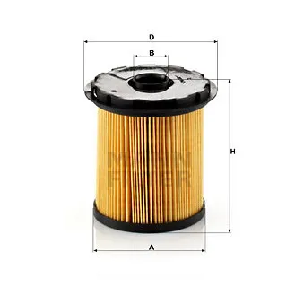 Filtre à carburant MANN-FILTER PU 822 x