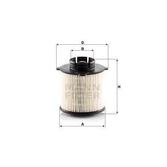 Filtre à carburant MANN-FILTER PU 9001 x