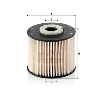 Filtre à carburant MANN-FILTER PU 927 x