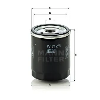 Filtre à huile MANN-FILTER