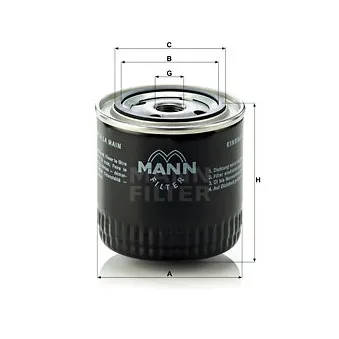 Filtre à huile MANN-FILTER W 920/17