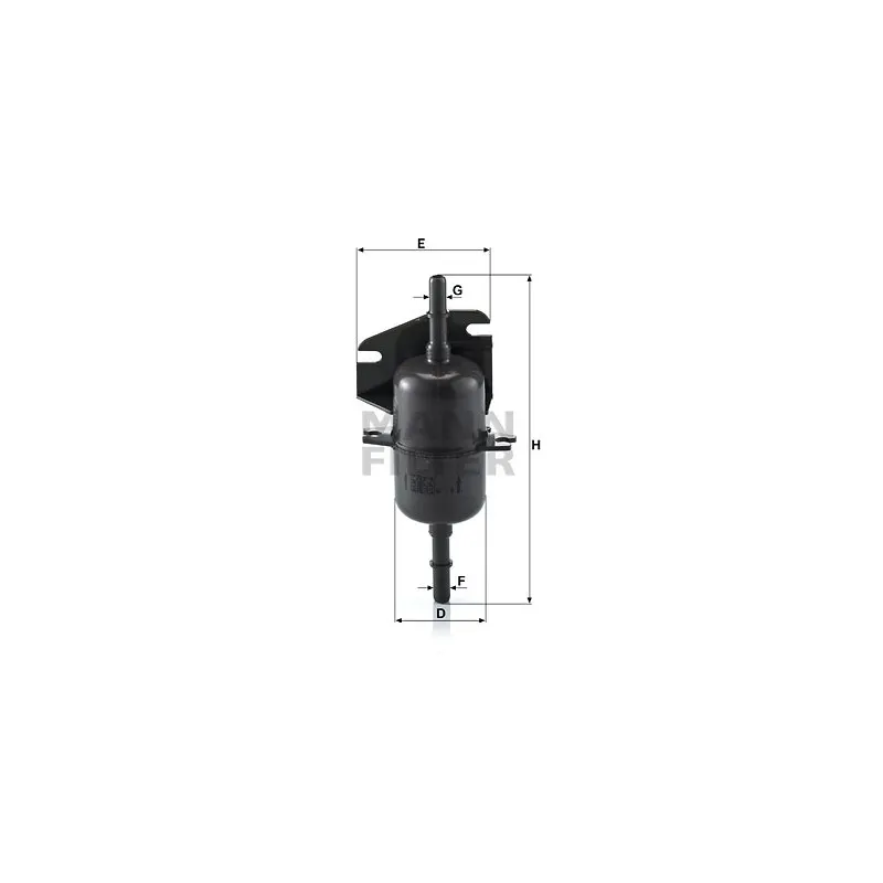 Filtre à carburant MANN-FILTER WK 510