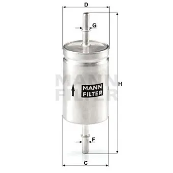 Filtre à carburant MANN-FILTER WK 512