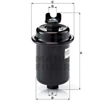 Filtre à carburant MANN-FILTER WK 612/4