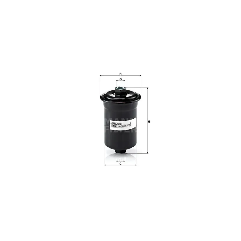 Filtre à carburant MANN-FILTER WK 614/11