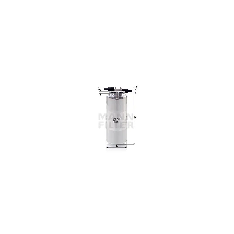 Filtre à carburant MANN-FILTER WK 7002