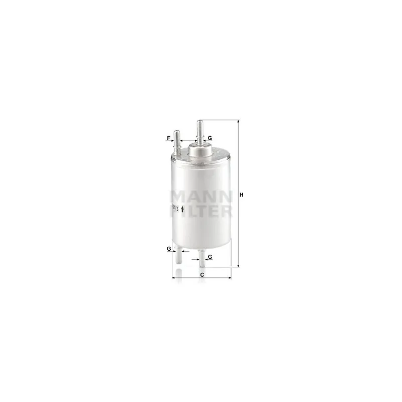 Filtre à carburant MANN-FILTER WK 720/5