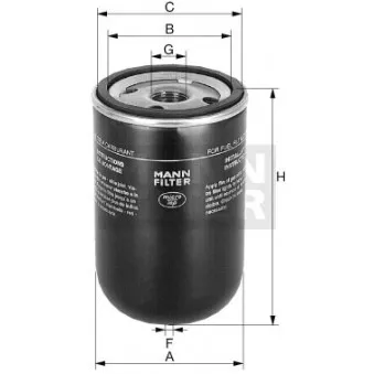 Filtre à carburant MANN-FILTER WK 723/3