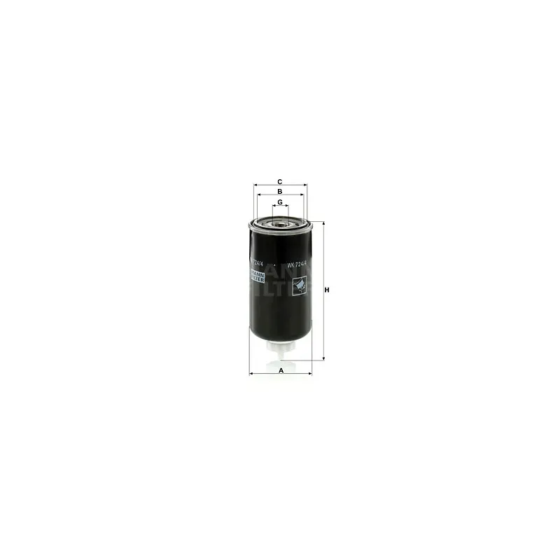 Filtre à carburant MANN-FILTER WK 724/4