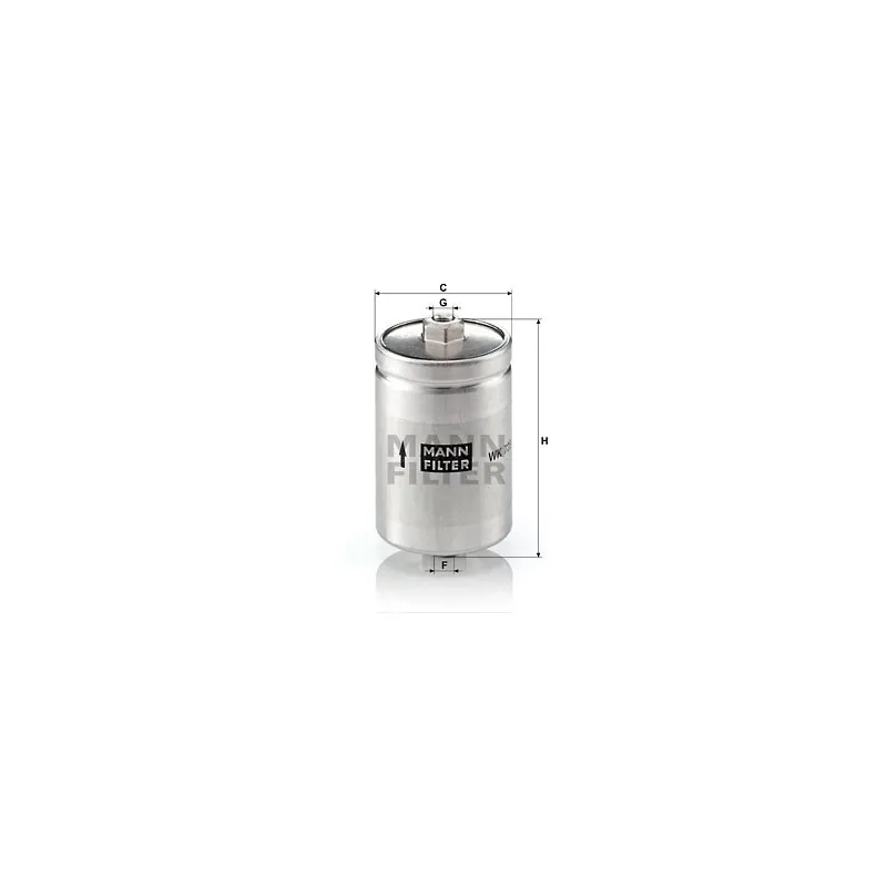 Filtre à carburant MANN-FILTER WK 725