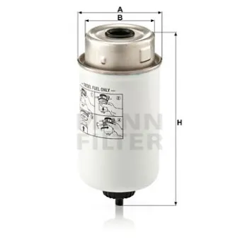 Filtre à carburant MANN-FILTER