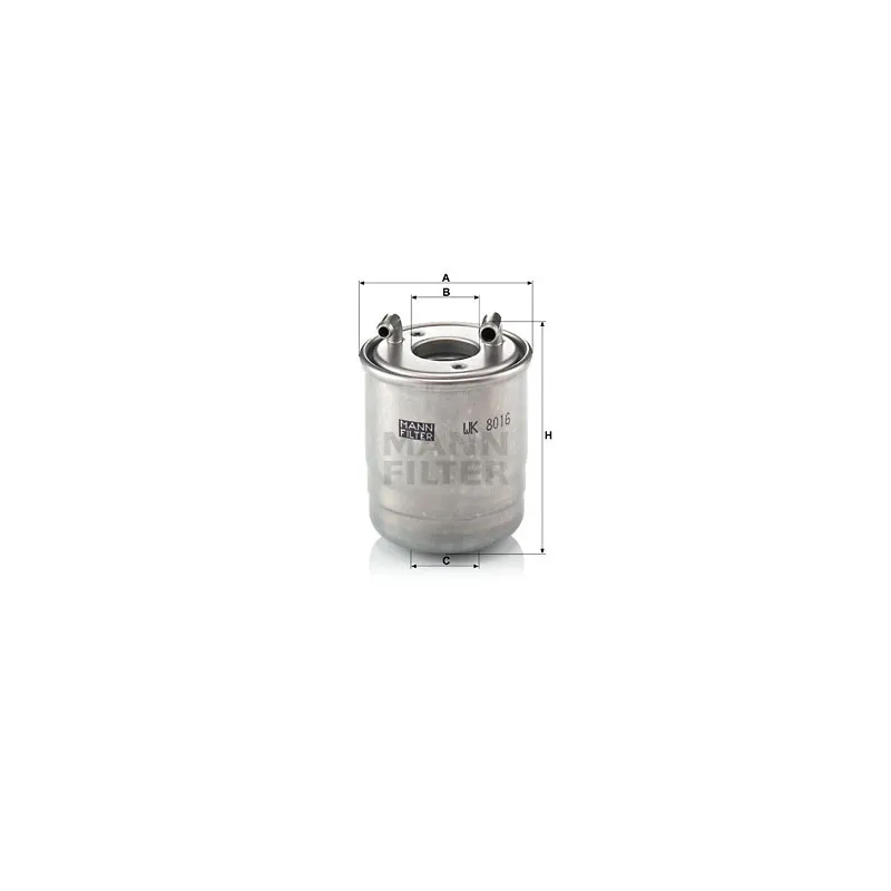 Filtre à carburant MANN-FILTER WK 8016 x
