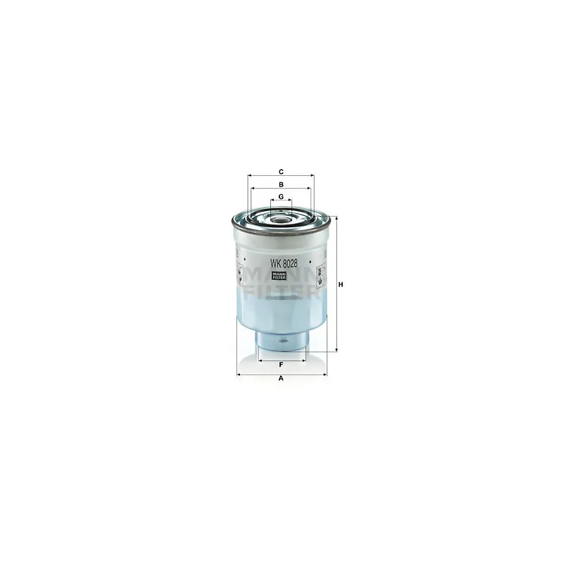 Filtre à carburant MANN-FILTER WK 8028 z
