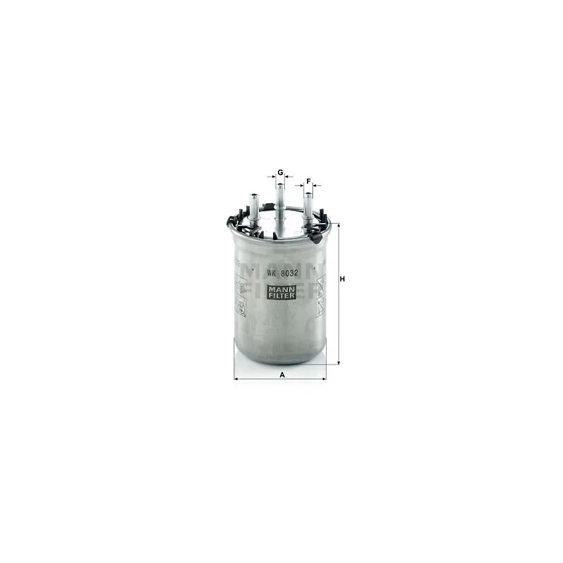 Filtre à carburant MANN-FILTER WK 8032