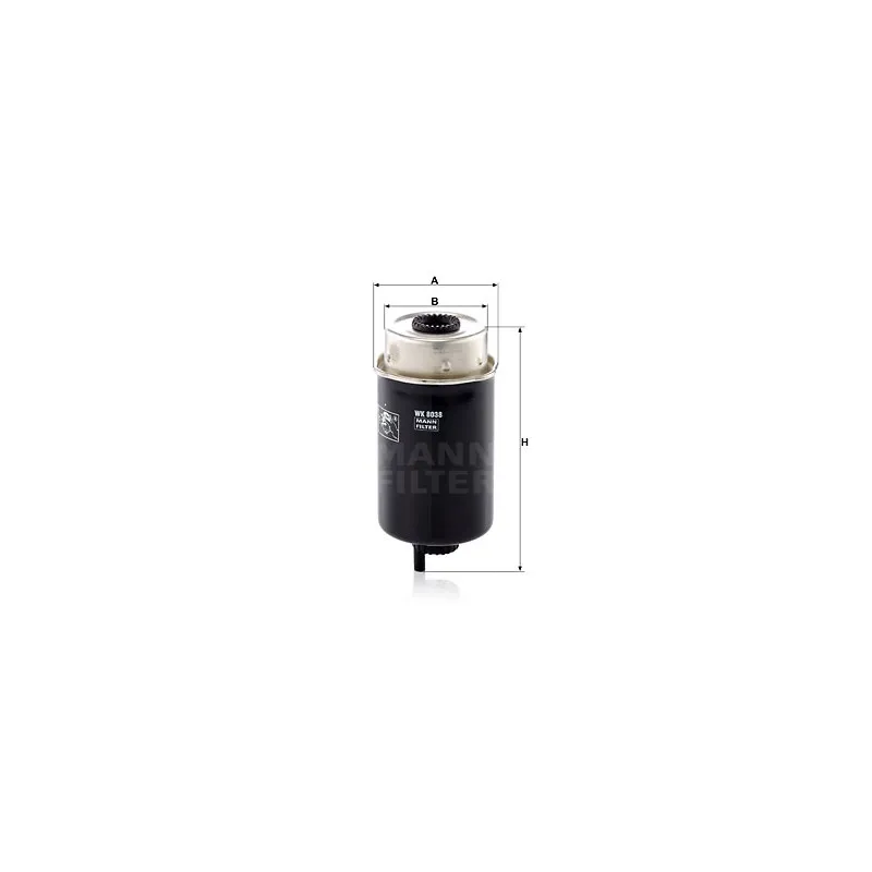 Filtre à carburant MANN-FILTER WK 8038