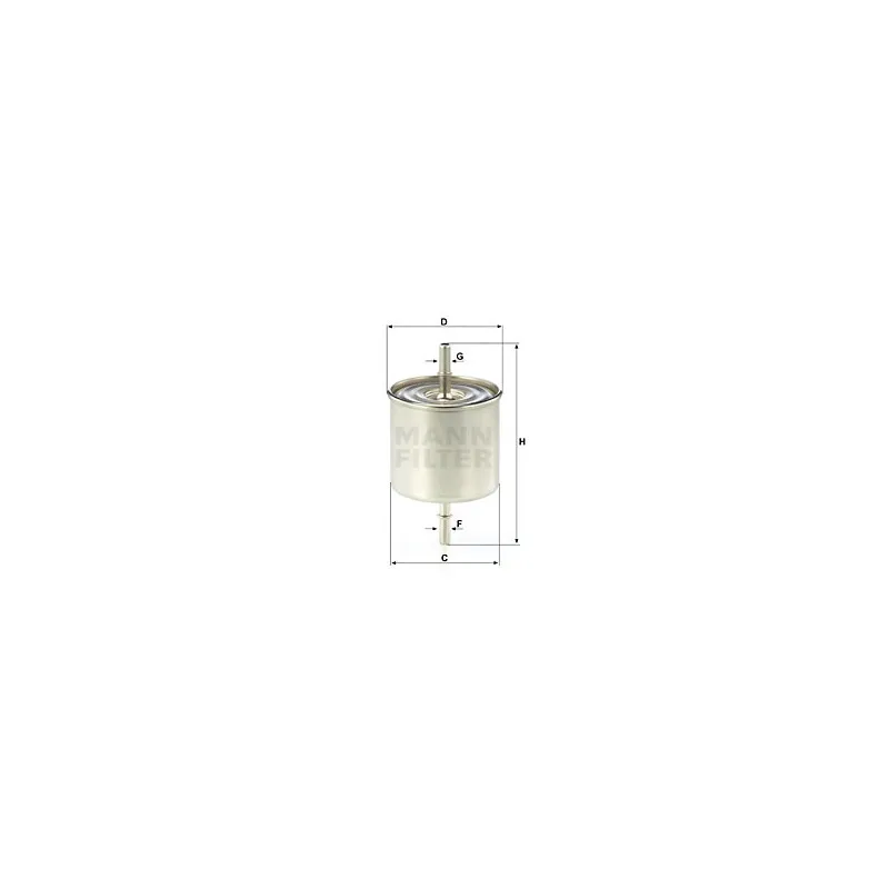 Filtre à carburant MANN-FILTER WK 8046