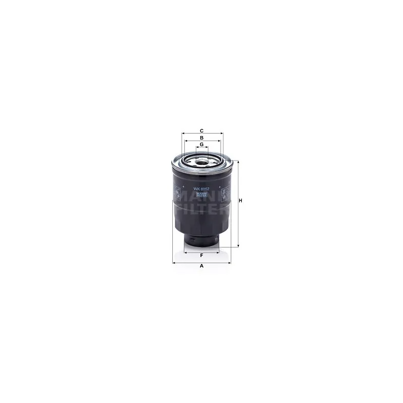 Filtre à carburant MANN-FILTER WK 8052 z