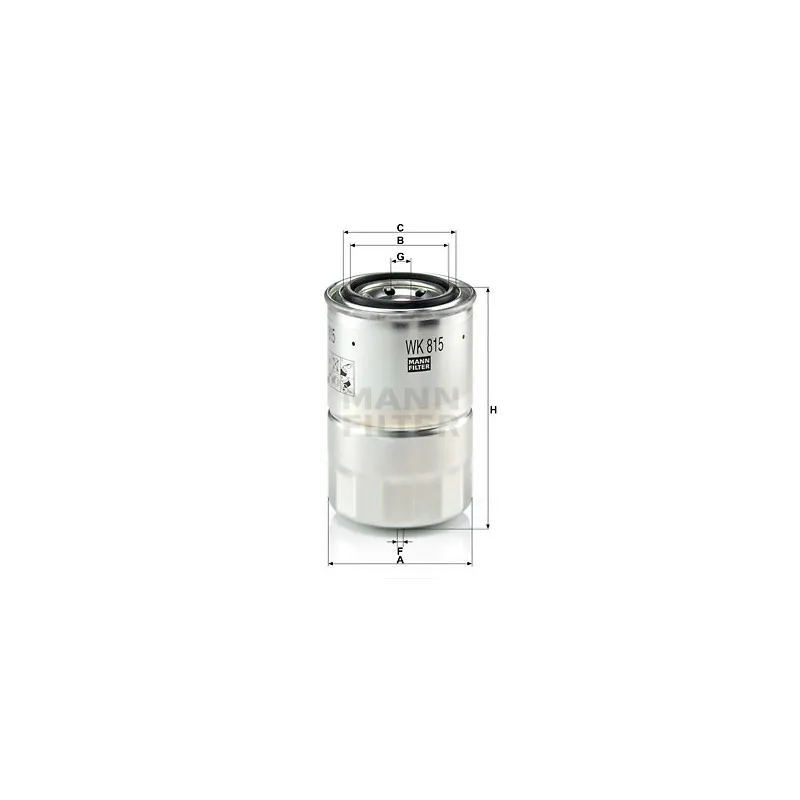Filtre à carburant MANN-FILTER WK 815 x
