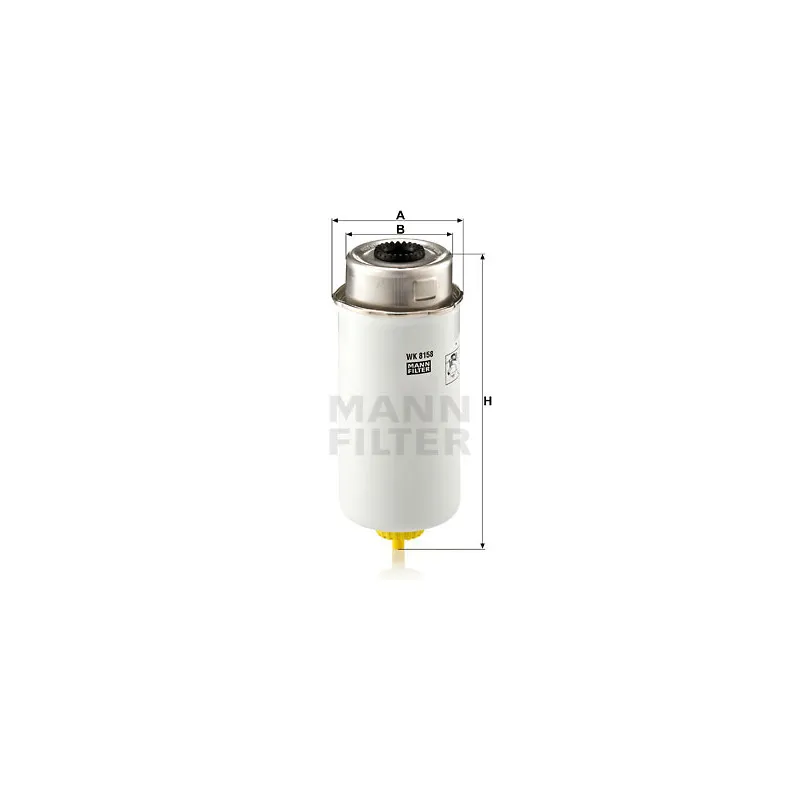 Filtre à carburant MANN-FILTER WK 8158