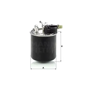 Filtre à carburant MANN-FILTER WK 820/14