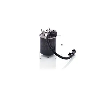 Filtre à carburant MANN-FILTER WK 820/19