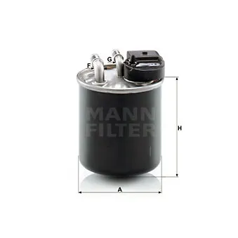 Filtre à carburant MANN-FILTER WK 820/20