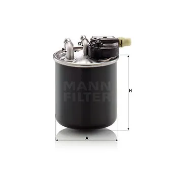 Filtre à carburant MANN-FILTER