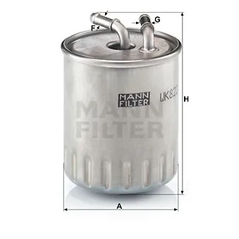 Filtre à carburant MANN-FILTER