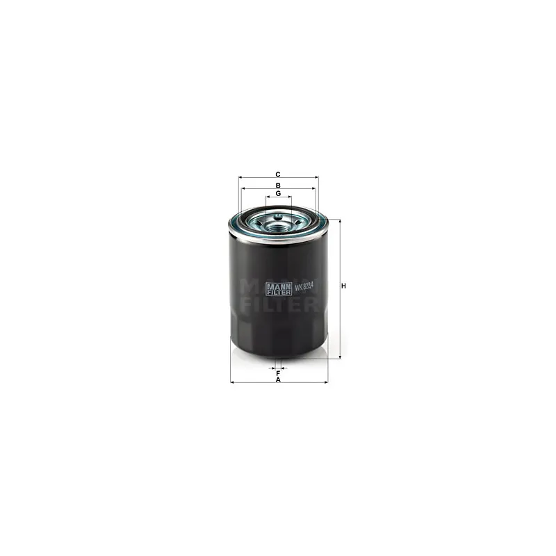 Filtre à carburant MANN-FILTER WK 822/4
