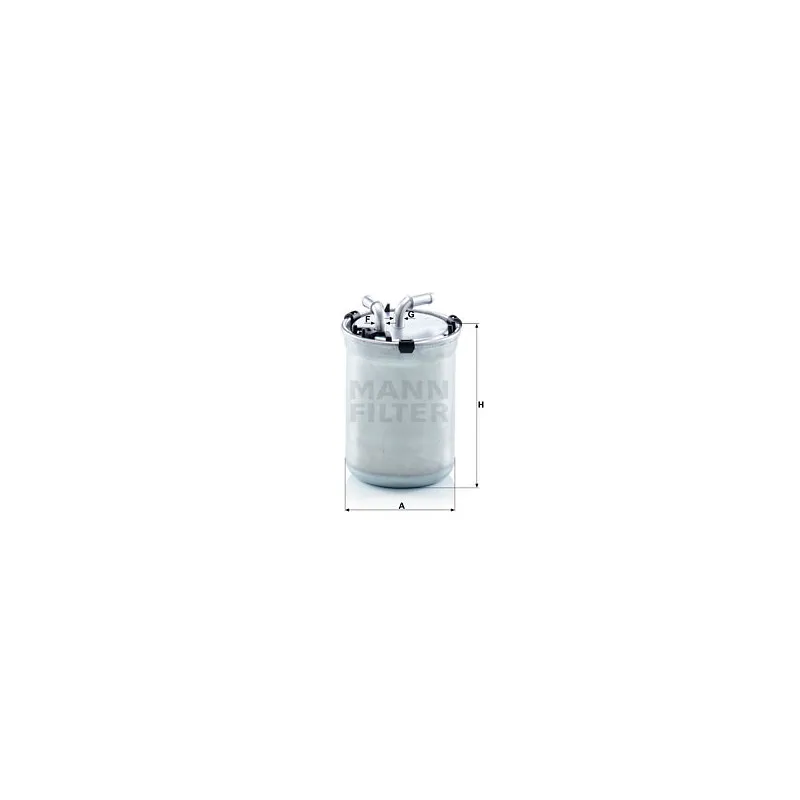 Filtre à carburant MANN-FILTER WK 823/2