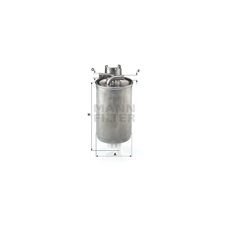 Filtre à carburant MANN-FILTER WK 829