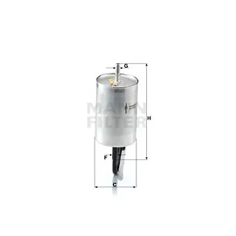 Filtre à carburant MANN-FILTER