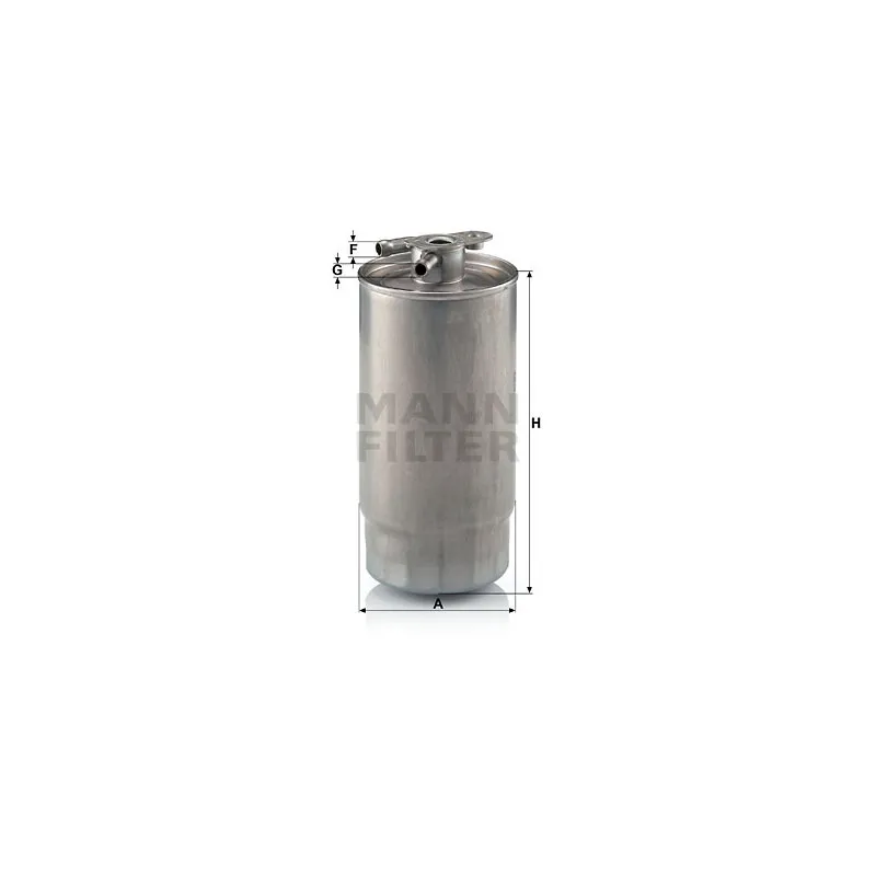 Filtre à carburant MANN-FILTER WK 841/1